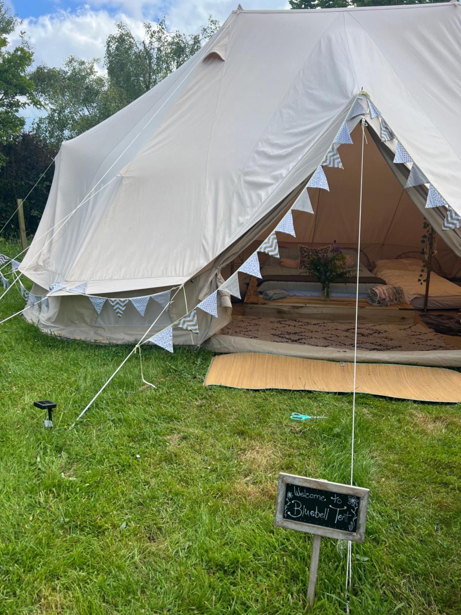 Bluebell Tent At Ballyward Croft Ardkeen Zewnętrze zdjęcie